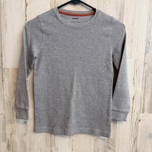 Sonoma Boys Small Waffle Knit Thermal Gray Long Sleeve Thermal Shirt